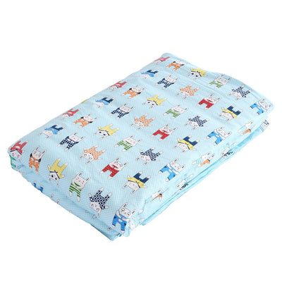 Blue Weighted Cotton Lap Pad