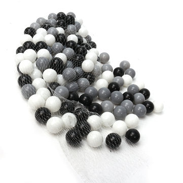 150PCS 6.5CM Ocean Balls Baby Kid Pit Toy Swim Soft Plastic Gray White Black Novelties Toys