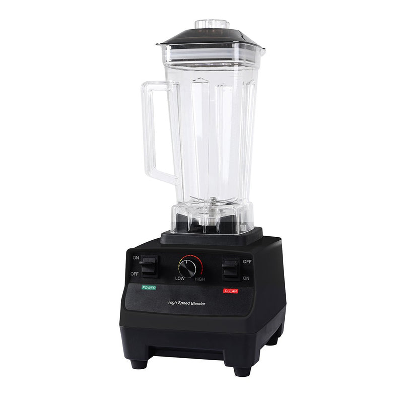 Black Commercial Blender Food Processor Blender Mixer Juicer Smoothies