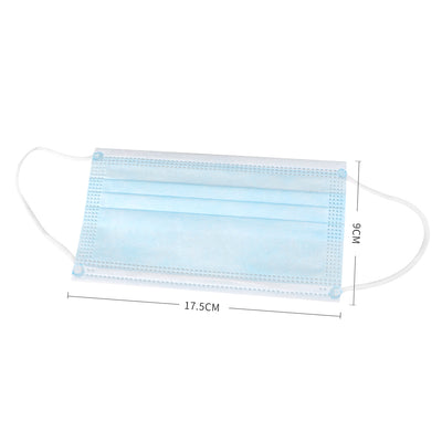 50pcs Disposable Mask Face Masks Filter Anti PM2.5 Dust Respirator 3 Layers Minimum Quantity 20