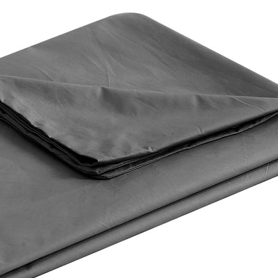 Double Grey Weighted Blanket Cover