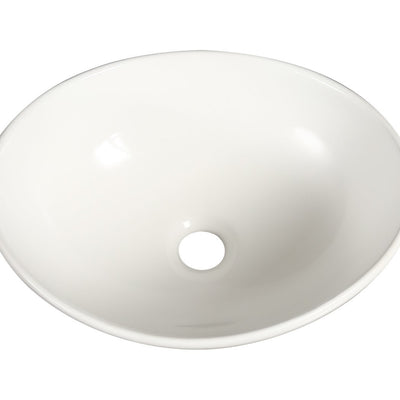 Ceramic Oval Basin Hand Wash Bowl Bathroom Sink Gloss Counter Top Vanity