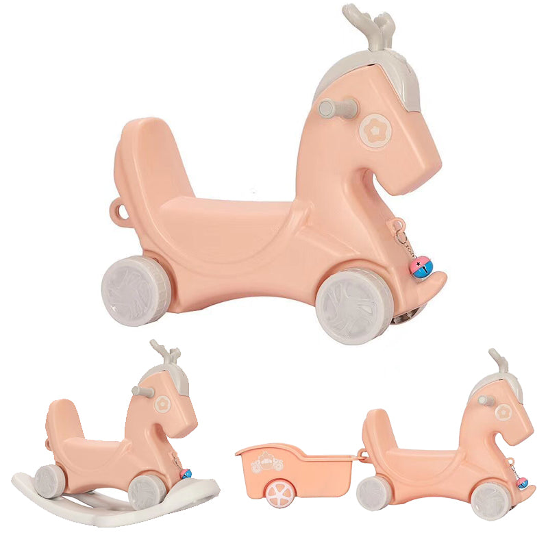 3 in 1 Kids Rocking Horse Ride-On Singing Rolling Riding Toy Car