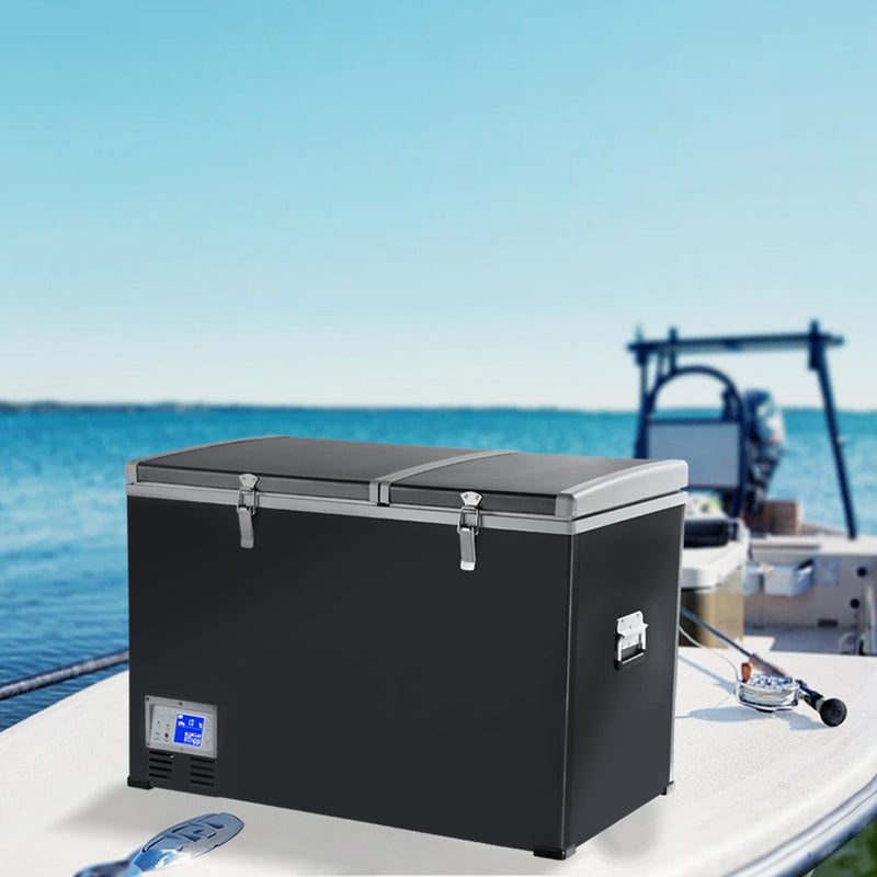 Spector 125L Portable Fridge Freezer Cooler Refrigerator Camping Caravan Boat