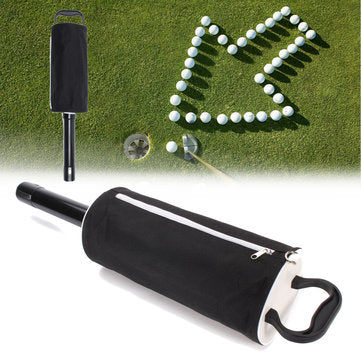 Portable Golf Shag Bag 60 Balls Convenient Hop-pocket Pick Up Bag Ball Storage