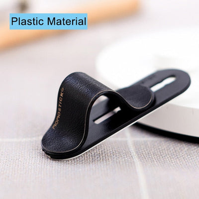 Finger Ring Holder Phone Ring Leather For Mobile Phone Wireless Charger Grip Stand Universal Magnetic Attractable Back Sticker