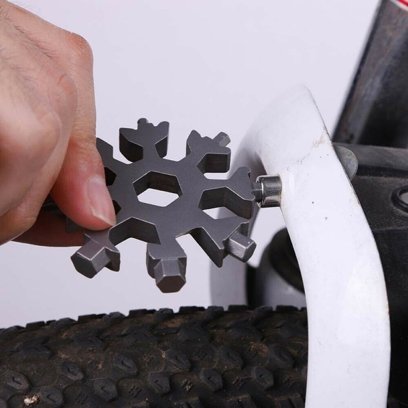 Snowflake Wrench Tool Spanner Hex Wrench Snow Multifunction Camping Outdoor Key