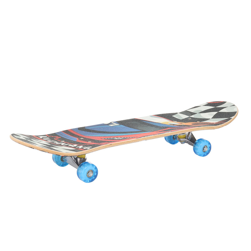 80x20cm Complete Skateboard for Beginner Good Board Chirstmas Gift Longboard Double Kick LED Wheels for Extreme Sports Outdoor