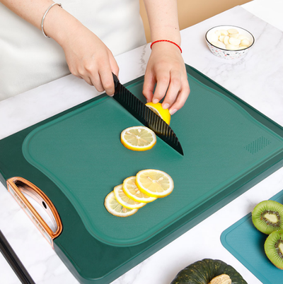 Double-sided chopping board antibacterial and mildew proof household stainless steel