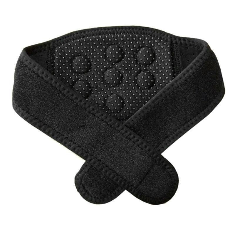 Magnetic Therapy--Self-Heating Neck Brace Pad Support With Strap Pain Relief