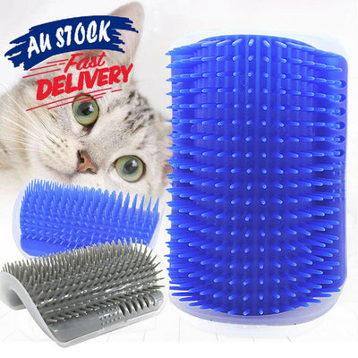 Toy Cat Massage Comb Grooming Wall Self Brush Corner Groomer With Pet New Catnip