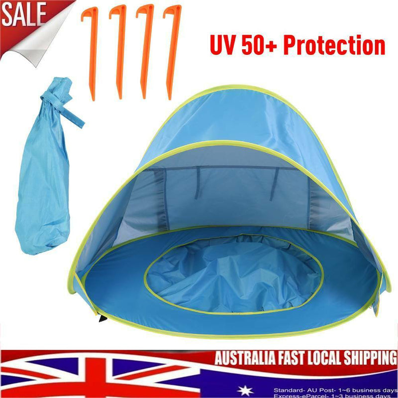 Baby Kids Pop Up Beach Camping Tent Sun UV Shade Shelter Canopy Tents With Pool