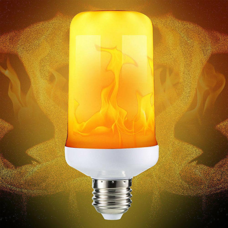 1-10PCS LED Flicker Flame Effect Simulated Fire Light Corn Bulb E27 12W Lamp AU