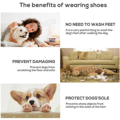 2019 Protective Booties Anti Slip Rain Boots Pet Waterproof Sock Dog Shoes