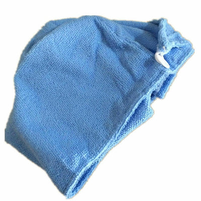 Quick Dry Microfibre Hair Drying Turban Bath Towel Head Wrap Hat Quick Dry