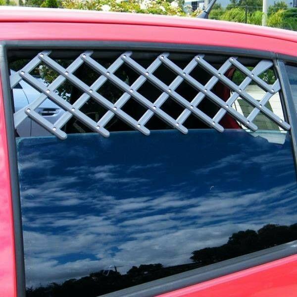 Car Window Vent Universal Travel Guard Pets Dogs Puppy Open Grill Hot Weather