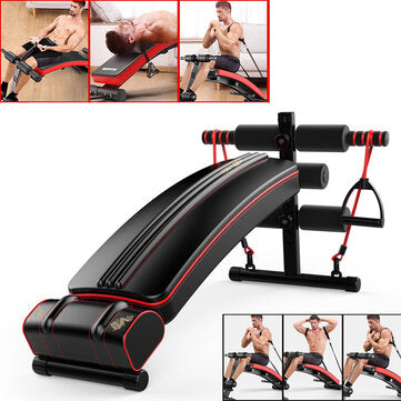 Foldable Sit-Ups Adjustable Bench Weightlifting Strength Training Board Multifunction Fitness Abdominal Exercise Bench