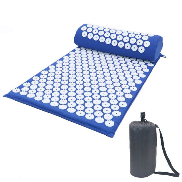 Non-Slip Acupressure Cushion Massage Mat Body Pain Spike Fitness Pilates Exercise Pillow Yoga Mat HomeFitness