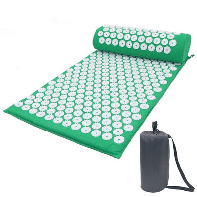 Non-Slip Acupressure Cushion Massage Mat Body Pain Spike Fitness Pilates Exercise Pillow Yoga Mat HomeFitness