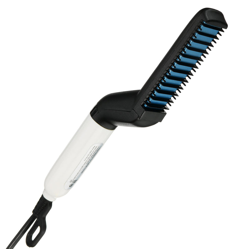 110V-220V Electric Hair Straightener Comb Fast Heating Brush Beard Straightener