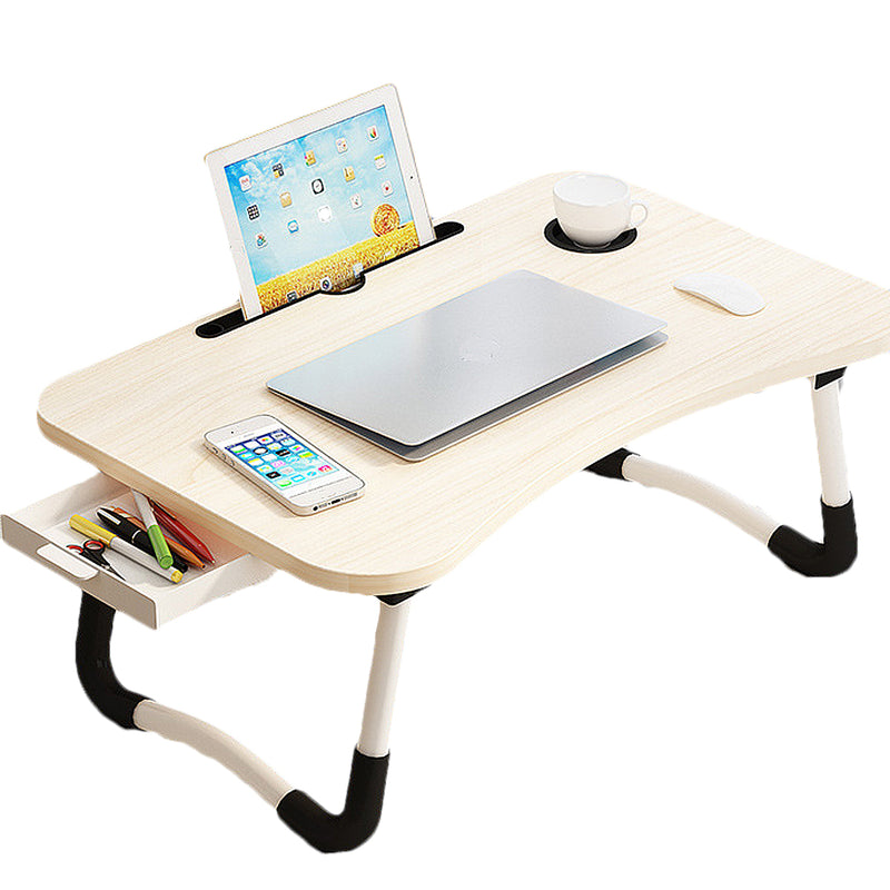 Foldable Laptop Stand Desk Portable Lap Bed Study Table Tray for Bed Sofa Tea Serving Table Creative Gift with Drawer