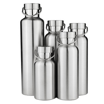 Stainless Steel Thermos Double Wall Vacuum Insulated Water Bottle Stainless Cap