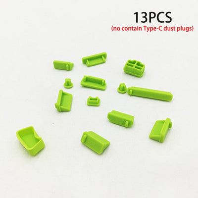 16pcs 13pcs Colorful Silicone Anti Dust Plug Cover Stopper Laptop dust plug laptop dustproof usb dust plug Computer Accessories