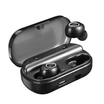 TWS Wireless bluetooth 5.0 Earphone LED Digital Display 3500mAh CVC8.0 Noise Cancelling IPX7 Waterproof Headphone with Mic