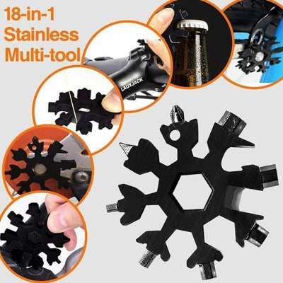 Snowflake Wrench Tool Spanner Hex Wrench Snow Multifunction Camping Outdoor Key