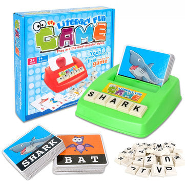 Kids Letters Alphabet Game English Learning Cards Toys Children&