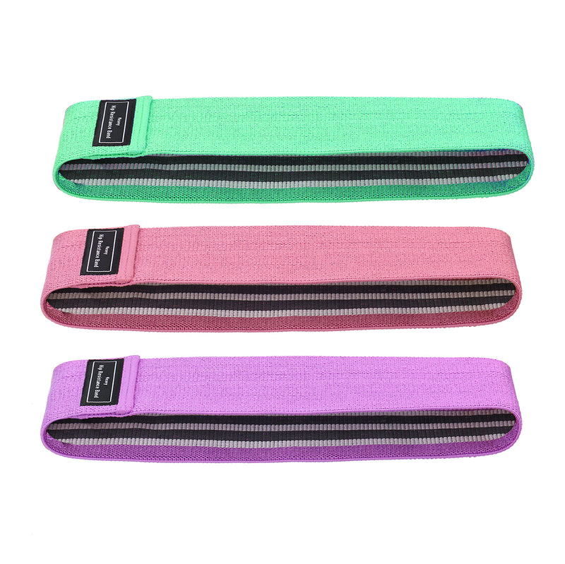 1/3Pcs Resistance Bands Yoga Leg Booty Strength Exercise Fitness Loop