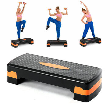 100KG Max Load Cardio Yoga Pedal Stepper Adjustable Non-slip Gym Aerobic Pedals Workout Fitness Equipment