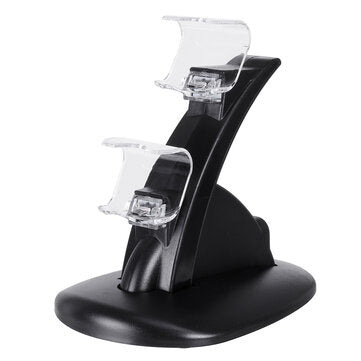 Dual USB Charging Station Charger Stock Docking Station Stand for PS4 Game Controller