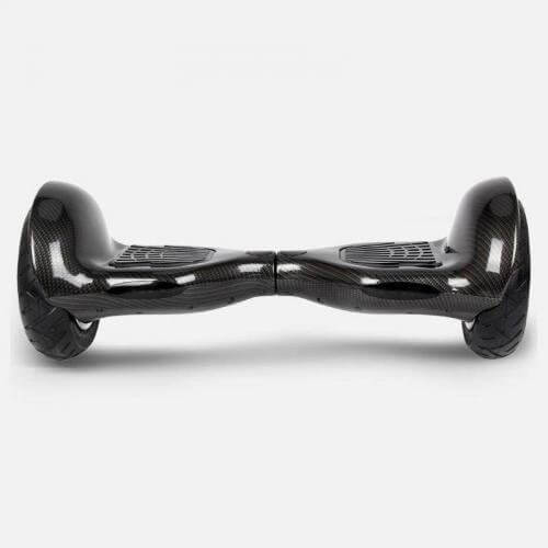 Hoverboard 10″ – Self Balancing Smart Black Scooter – Carbon Black Style + LED lights [Free Carry Bag & Bluetooth]