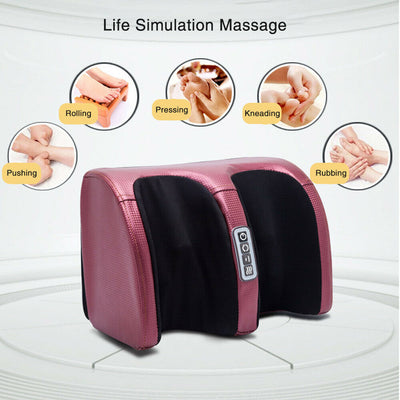 Foot Massage Machine Electric Shiatsu Foot Massager Heating Therapy Foot Massage Roller for Relief Leg Fatigue Women Men Gift