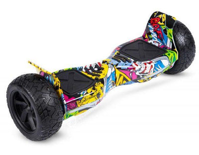 8.5″ Off Road Hoverboard NS8, Powerful Motor & monster Tyres – Hiphop Style [Free Carry Bag & Bluetooth]