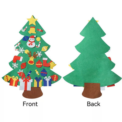 DIY Felf Christmas Tree Set with 30 Ornaments