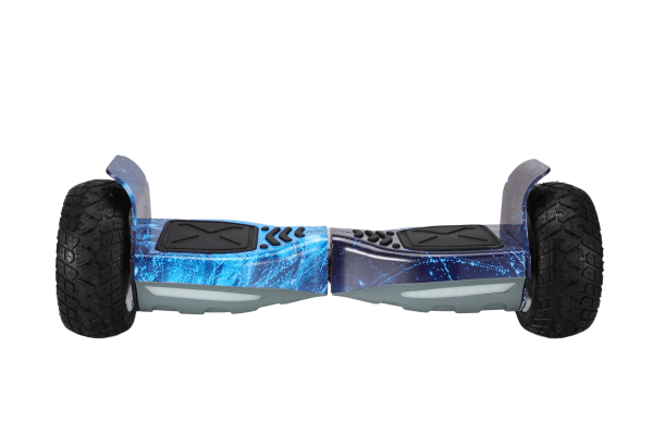 8.5″Off Road Hoverboard NS8, Powerful Motor & monster Tyres – Blue Galaxy Style + LED lights [Free Carry Bag & Bluetooth]