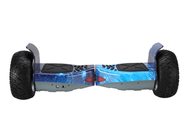 8.5″Off Road Hoverboard NS8, Powerful Motor & monster Tyres – Blue Galaxy Style + LED lights [Free Carry Bag & Bluetooth]