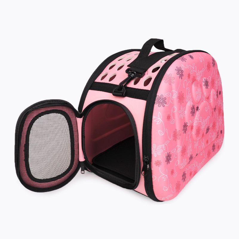 Dog Cat Puppy Foldable Pet Carrier Bag Portable Travel Bag Shoulder Backpack