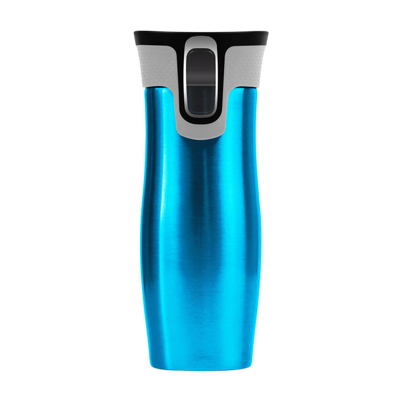 16OZ Autoseal Thermos Coffee Water Bottle Travel Mug Drink Cup Flask Blue