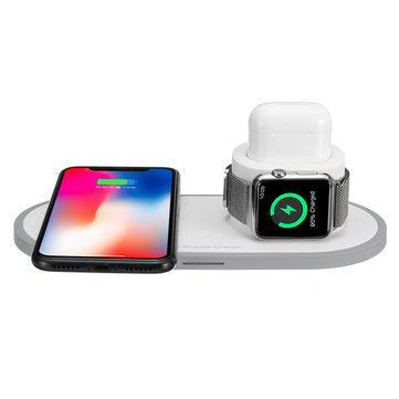 3 In 1 10W QI Wireless Charger Fast Charging Stand For iPhone Xs/Xr/Xs for Samsung Galaxy S9/S9