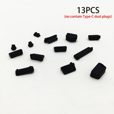 16pcs 13pcs Colorful Silicone Anti Dust Plug Cover Stopper Laptop dust plug laptop dustproof usb dust plug Computer Accessories