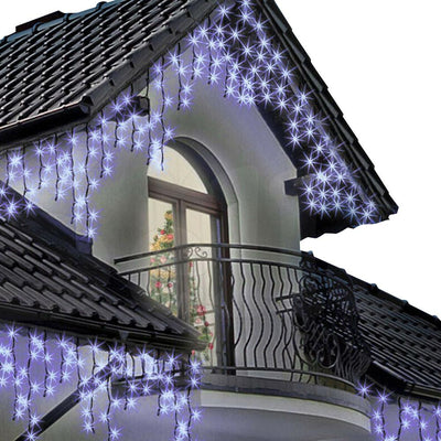 800 LED Curtain Fairy String Lights Wedding Outdoor Xmas Party Lights Warm White