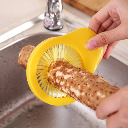 Fruit Vegetable Cleaner Tools Corn Yam Radish Wash Brush Round Vegetable Surface