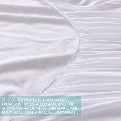 DreamZ Terry Cotton Fully Fitted Waterproof Mattress Protector in Double Size