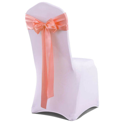 20x Satin Chair Sashes Cloth Cover Wedding Party Event Decoration Table Runner