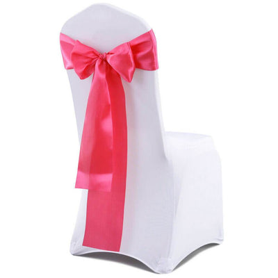 20x Satin Chair Sashes Cloth Cover Wedding Party Event Decoration Table Runner