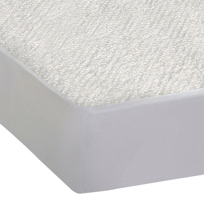 DreamZ Fitted Waterproof Mattress Protector with Bamboo Fibre Cover Double Size