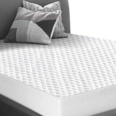 DreamZ Fitted Waterproof Mattress Protectors Quilted Honeycomb Topper Covers Q